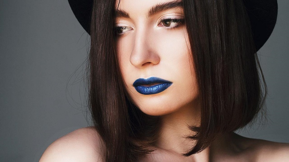 blue lipstick makeup